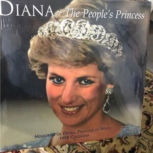 Princess Diana vintage 1998 calendar sealed NEW collectors item